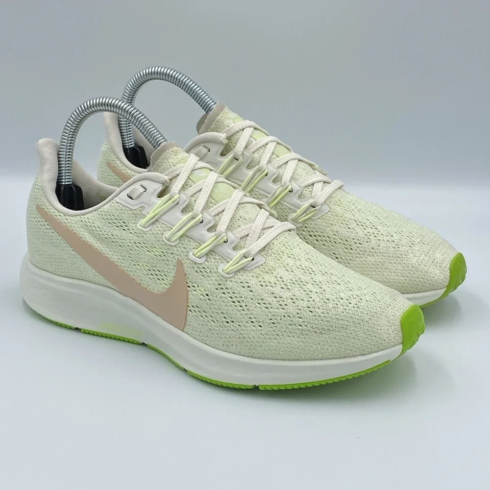 Nike Air Zoom Pegasus 36 Phantom Barely Volt Women's Size 7 Running AQ2210-002